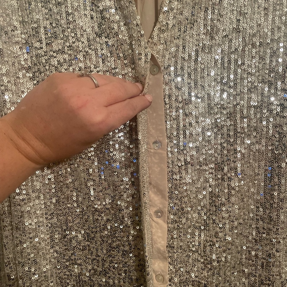 Every Sequence Button Down Dress - image 3